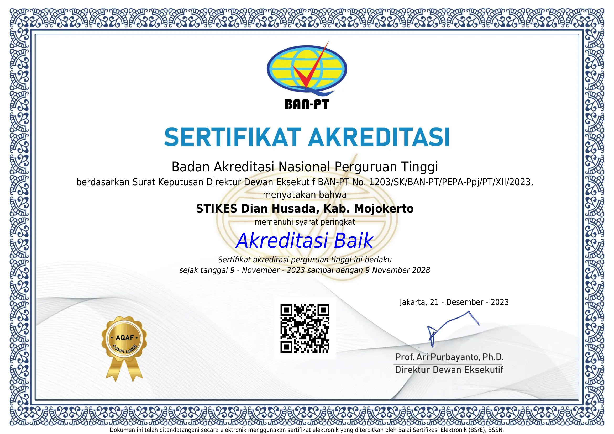 Sertifikat AIPT 9