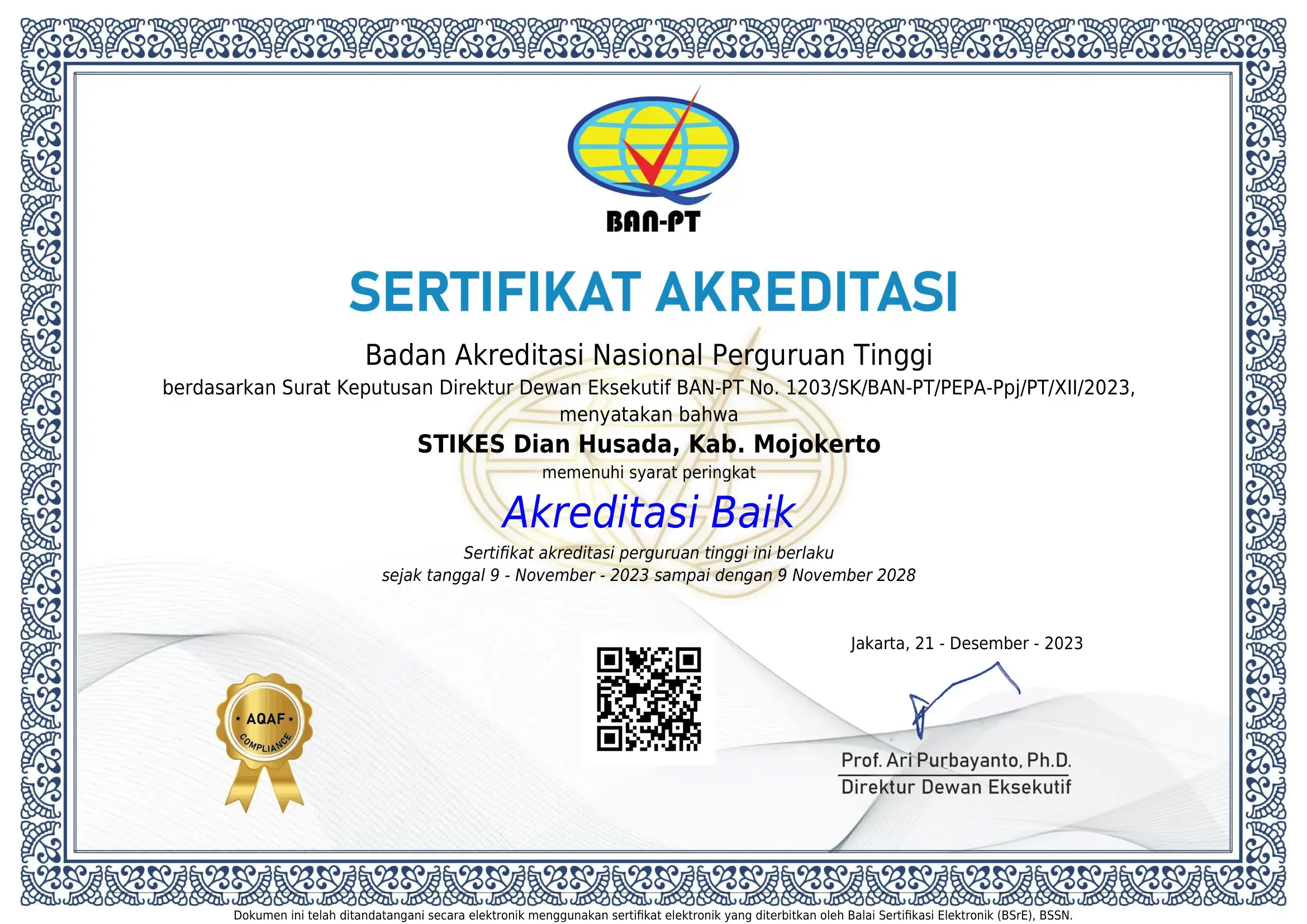 Sertifikat AIPT 9